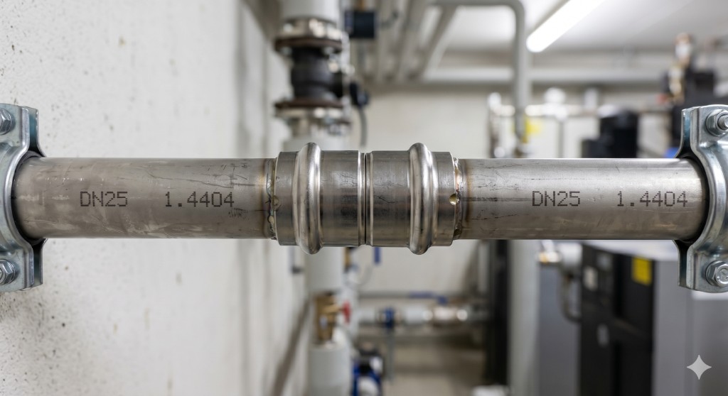 Referenzfoto: Press-Fitting DN25